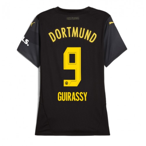 Borussia Dortmund Serhou Guirassy #9 Gostujuci Dres za Ženska 2024-25 Kratak Rukav